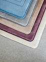 Коврик для туалета 50x60см DE'NASTIA Soft Collection мемори бежевый полиэстер 000000000001229941