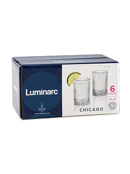 ЧИКАГО Набор стопок 6шт 50мл LUMINARC стекло 000000000001229574