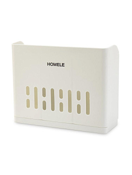 Подставка для столовых приборов 20х7х15,5см белый пластик 000000000001228327