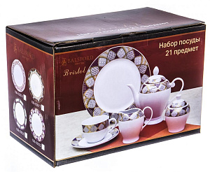 Набор посуды 21пр СТИВЕН Balsford фарфор106-03014 000000000001194004