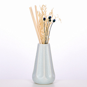 Диффузор для ароматизации помещений в керамической вазе с палочками 30мл Цветы 000000000001210781