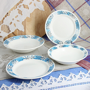 Глубокая тарелка Ромашки Кубаньфарфор, 20 см 000000000001005837