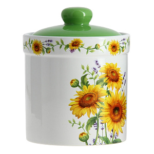 Банка для сыпучих продуктов Подсолнухи Matissa, 650мл 000000000001152611