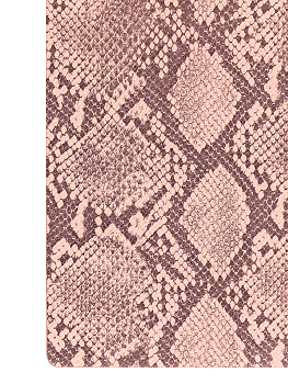 Салфетка сервировочная 27х38см DE'NASTIA Питон розовый искусственная кожа ПВХ 000000000001214113