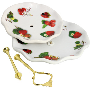 САДОВАЯ ЯГОДА Блюдо для фруктов 2уровня арт.L2520261 000000000001049509