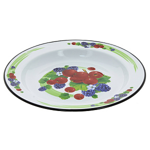 Блюдо Сочные ягоды СтальЭмаль, 2л 000000000001143345