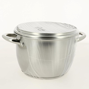 Кастрюля 5л PRIME ПОСУДА ЦЕНТР стеклянная крышка нержавеющая сталь PC05393 000000000001200023