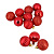 Набор елочных шаров Мандарин Посуда Центр, 4 см, 12 шт. 000000000001161762