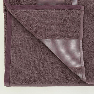 Полотенце 70х130см Dina Me бордюр репс темно-розовое 100% хлопок 000000000001208713