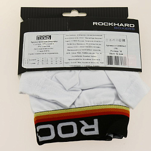 Трусы муж. Rockhard BOXERS M белый 95%хл 5%эл G000162 (M) 000000000001195839