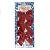 Новогоднее украшение БАНТ Красные с золотой клеткой из полиэстера, набор из 3 шт. / 10х10x0,01см арт.78692 000000000001191255