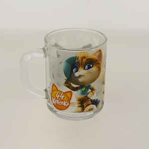 Кружка 250мл ND PLAY 44 Котенка матовая стекло 000000000001193215