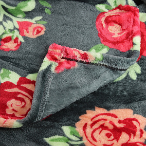 Плед DE'NASTIA Миа микрофибра 150х200см микс 100%Полиэстер T070020 000000000001031783