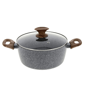 Кастрюля Granit-Eco Bergner, 4.9л, алюминий 000000000001166835