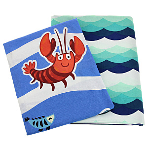 Комплект постельного белья Морские обитатели Непоседа, 1.5 спальный, поплин 000000000001171882