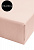Проcтыня 210x240 DE'NASTIA сатин-страйп 3мм розовый хлопок 000000000001215815