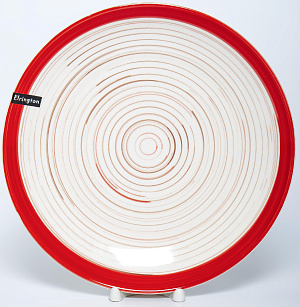 Тарелка обеденная 27см ELRINGTON АЭРОГРАФ Янтарный день керамика 000000000001210596