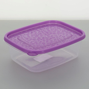 Прямоугольный контейнер Арт-Декор Бытпласт, 1.25л, пластик 000000000001059498