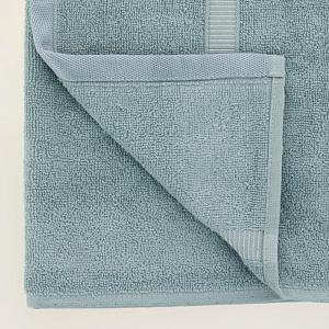 Полотенце 30х60см Dina Me бордюр репс мятное 100% хлопок 000000000001208714