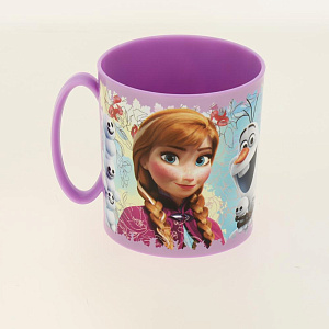 Кружка пластиковая 350мл для СВЧ Холодное сердце Цветы Stor 265054/86804 000000000001193192