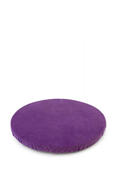 Подушка на стул 31,5см DE'NASTIA круглая бархатная фиолетовый полиэстер 000000000001200415