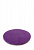 Подушка на стул 31,5см DE'NASTIA круглая бархатная фиолетовый полиэстер 000000000001200415