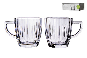 Набор чашек 1/6 250мл стекло ZB2004-1 000000000001196890