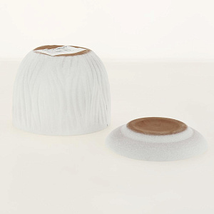 Горшок для цветов декоративный керамический Кора белый №4 1л ГК 23 000000000001200890