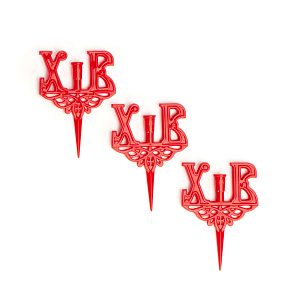 Набор пасхальных подсвечников 3шт 5,5х8,5х1см МУЛЬТИДОМ пластик 000000000001217278