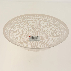 BOHO Тарелка суповая 22см PASABAHCE розовый стекло 000000000001177399