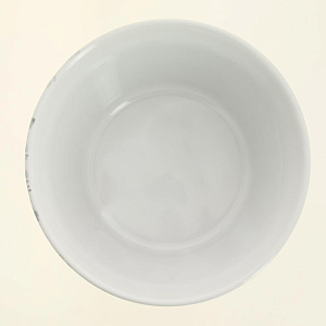 Салатник 14x8,1см LUCKY Тропики белый керамика 000000000001209918