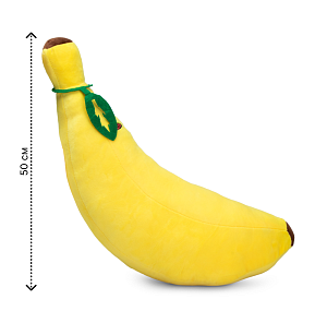 Игрушка мягкая 50±2см банан полиэстер 000000000001224826