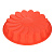 Форма для выпечки Ромашка Matissa, красный, 23х4 см, силикон 000000000001134736
