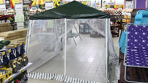 Тент с москитной сеткой, 240х240/300х300 см 000000000001186300