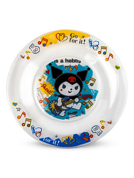 Набор детской посуды 3 предмета ND PLAY Куроми Граффити стекло 000000000001225617