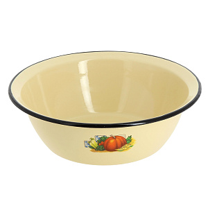 Миска 3,5л СТАЛЬ-ЭМАЛЬ с деколью эмалированная 000000000001022607