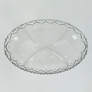 Менажница 28х18см LAROUS иранское стекло 000000000001211337