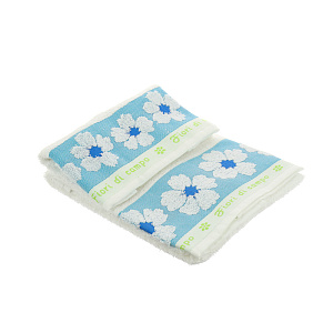 Набор полотенец Фиори Onda Blu, 40x60 см, 60x110 см, 2 шт. 000000000001030566