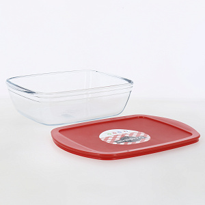 Форма для запекания 23x15см OCUISINE прямоугольная пластиковая крышка стекло 000000000001164548