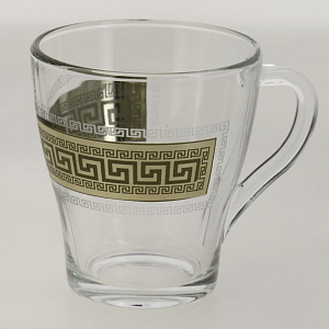 Набор чайных кружек 2шт 250мл ПРОМСИЗ Барокко стекло 000000000001200655