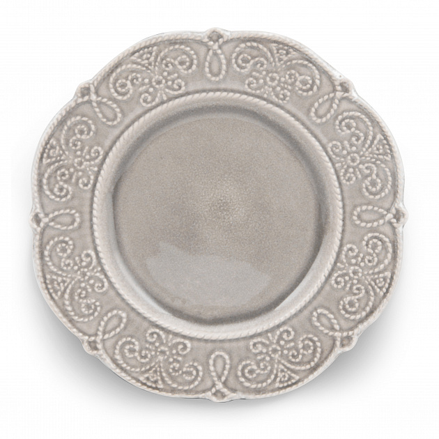 Тарелка десертная 21,5см NINGBO Gray глазурованная керамика 000000000001217556
