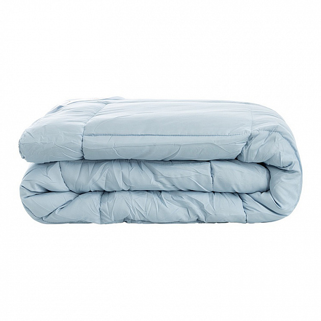 Одеяло-покрывало 2-спальное 170x205см DE'NASTIA голубой полиэстер 000000000001219110