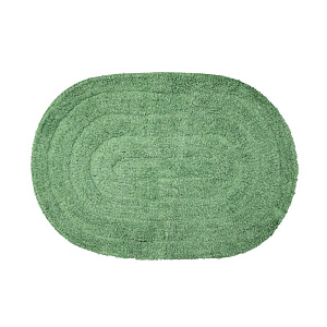 Коврик для ванной 40х60см FORA COTTON противоскользящий мятный хлопок 000000000001222446