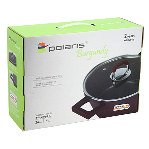 Кастрюля POLARIS Burgundy, 4л 000000000001177994
