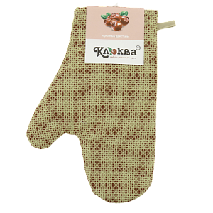 Рукавица кухонная Клюква Алевтина терракотовый рогожка 027-0122 000000000001205343