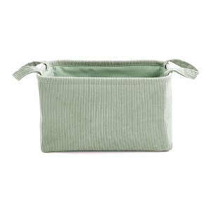 Органайзер для хранения 30x20x18см DE'NASTIA зелёный вельвет полиэстер 000000000001216206