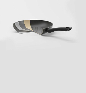 Сковорода 28см TVS DIAMANTE антипригарное покрытие алюминий 000000000001187435