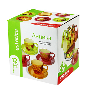 Чайный набор Анника Estetica, 250мл, 12 предметов 000000000001060067