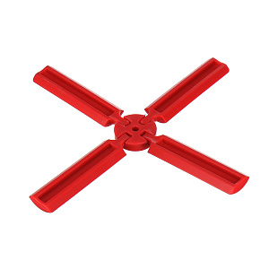 Термостойкая подставка складная Marmiton, красный, 21.6х21.6х1 см 000000000001125434