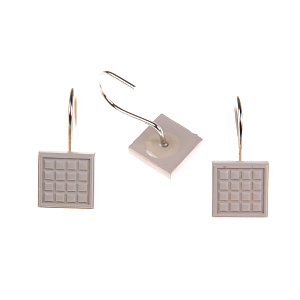 Шторка для ванной DE'NASTIA c водоотталкивающей пропиткой 180х180см бежевый 100%Полиэстер S000005 000000000001121522